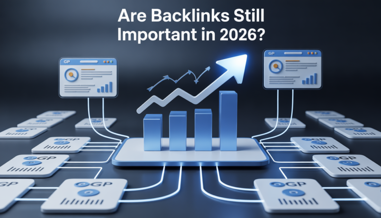 Are backlinks still important in 2026 SEO strategy – backlink network and ranking growth concept by GPPublisher.online