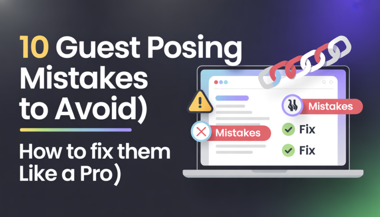 GP Publisher Guide to Fixing Guest Posting Mistakes