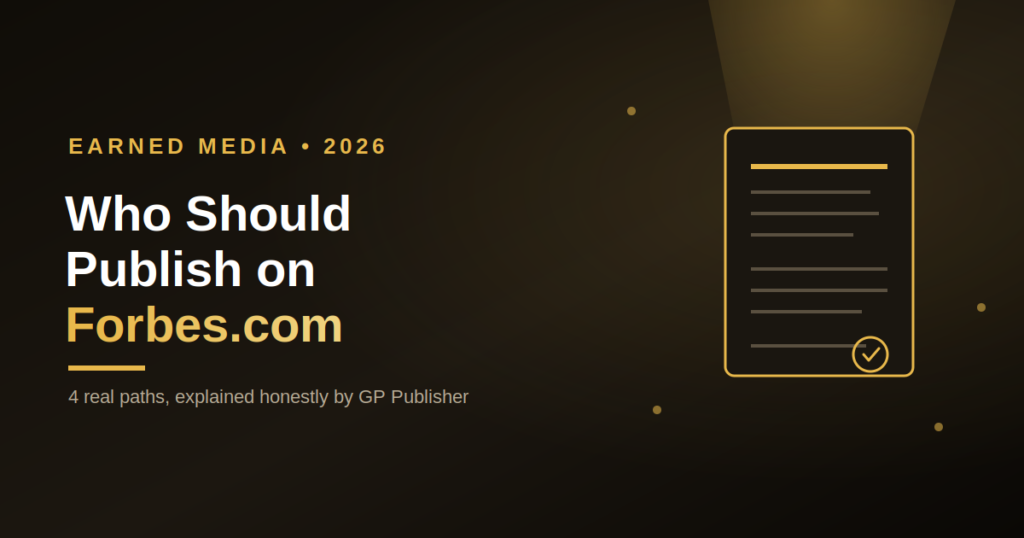 how to get published on forbes