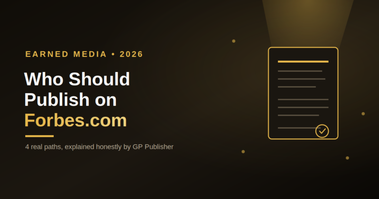 how to get published on forbes
