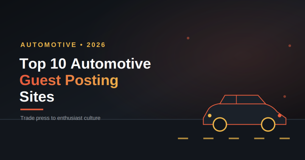automotive guest posting sites