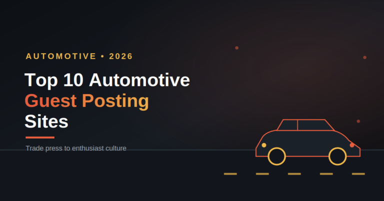 automotive guest posting sites