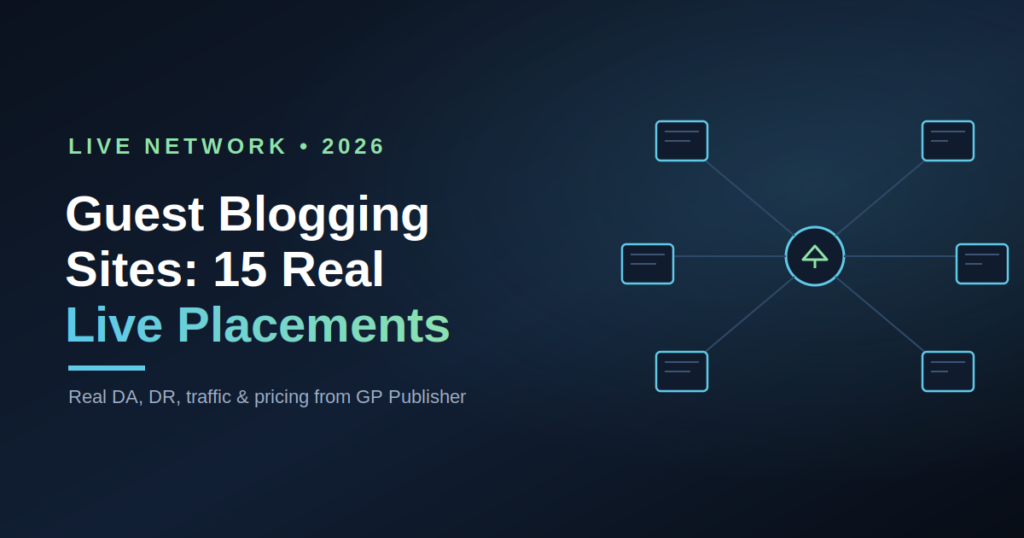 Guest Blogging Sites