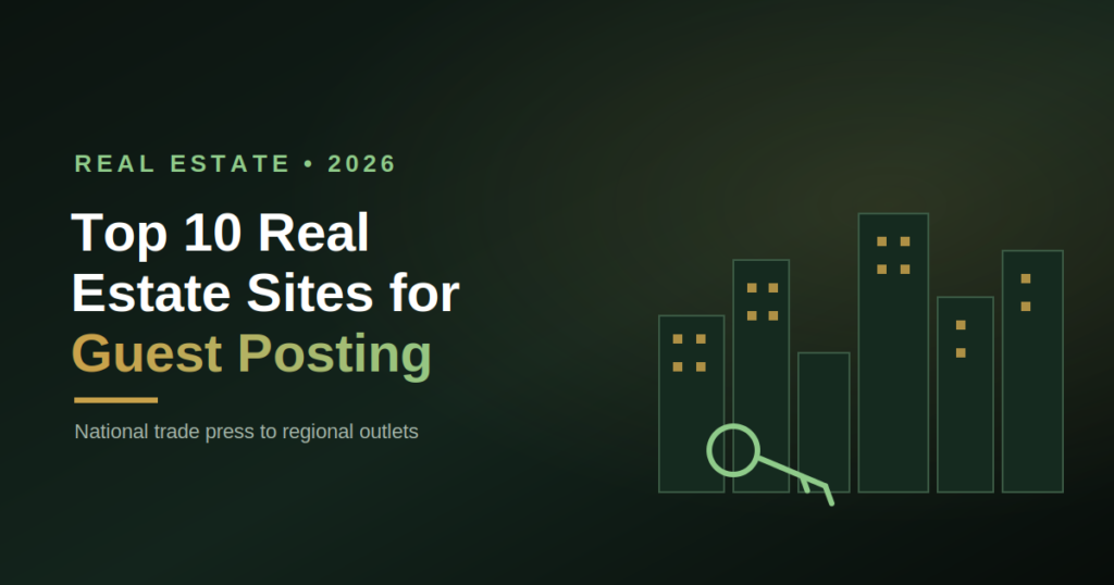 real estate guest posting sites