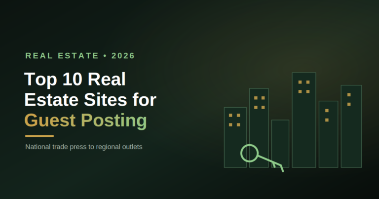 real estate guest posting sites